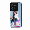 Girl With Flower Glossy Metal Case Cover For Motorola Edge 50 Neo