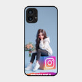 Girl With Flower Glossy Metal Case Cover For Nothing Phone 1