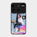 Girl With Flower Glossy Metal Case Cover For Nothing Phone 3 5G