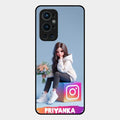 Girl With Flower Glossy Metal Case Cover For Oneplus 9 Pro 5G