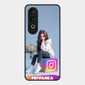 Girl With Flower Glossy Metal Case Cover For Oneplus Nord Ce 4 5G