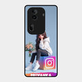 Girl With Flower Glossy Metal Case Cover For Oppo Reno 11 Pro 5G