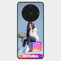 Girl With Flower Glossy Metal Case Cover For Realme 11 Pro 5G