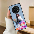 Girl With Flower Glossy Metal Case Cover For Realme - ShopOnCliQ