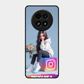 Girl With Flower Glossy Metal Case Cover For Realme 13 5G