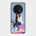 Girl With Flower Glossy Metal Case Cover For Realme 13 Plus 5G
