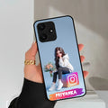 Girl With Flower Glossy Metal Case Cover For Redmi - ShopOnCliQ