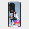 Girl With Flower Glossy Metal Case Cover For Vivo T4 Ultra 5G
