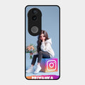 Girl With Flower Glossy Metal Case Cover For Vivo T4R 5G