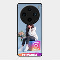 Girl With Flower Glossy Metal Case Cover For Vivo X100 Pro 5G