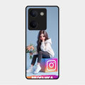 Girl With Flower Glossy Metal Case Cover For Vivo Y300 Plus 5G