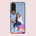 Girl With Flower Glossy Metal Case Cover For Vivo Y31 5G
