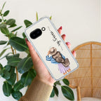 Girl With Hat Customize Transparent Silicon Case For Google Pixel 9a 5G