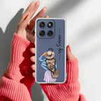 Girl With Hat Customize Transparent Silicon Case For Motorola - ShopOnCliQ