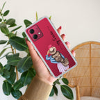 Girl With Hat Customize Anti Yellow Case For Motorola G84 5G