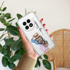 Girl With Hat Customize Transparent Silicon Case For OnePlus Nord 2T 5G