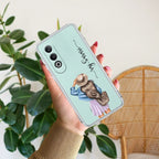 Girl With Hat Customize Transparent Silicon Case For OnePlus