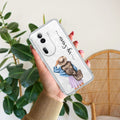 Girl With Hat Customize Anti Yellow Clear Phone Case For Oppo