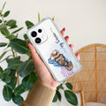 Girl With Hat Customize Transparent Silicon Case For Samsung Galaxy F54 5G