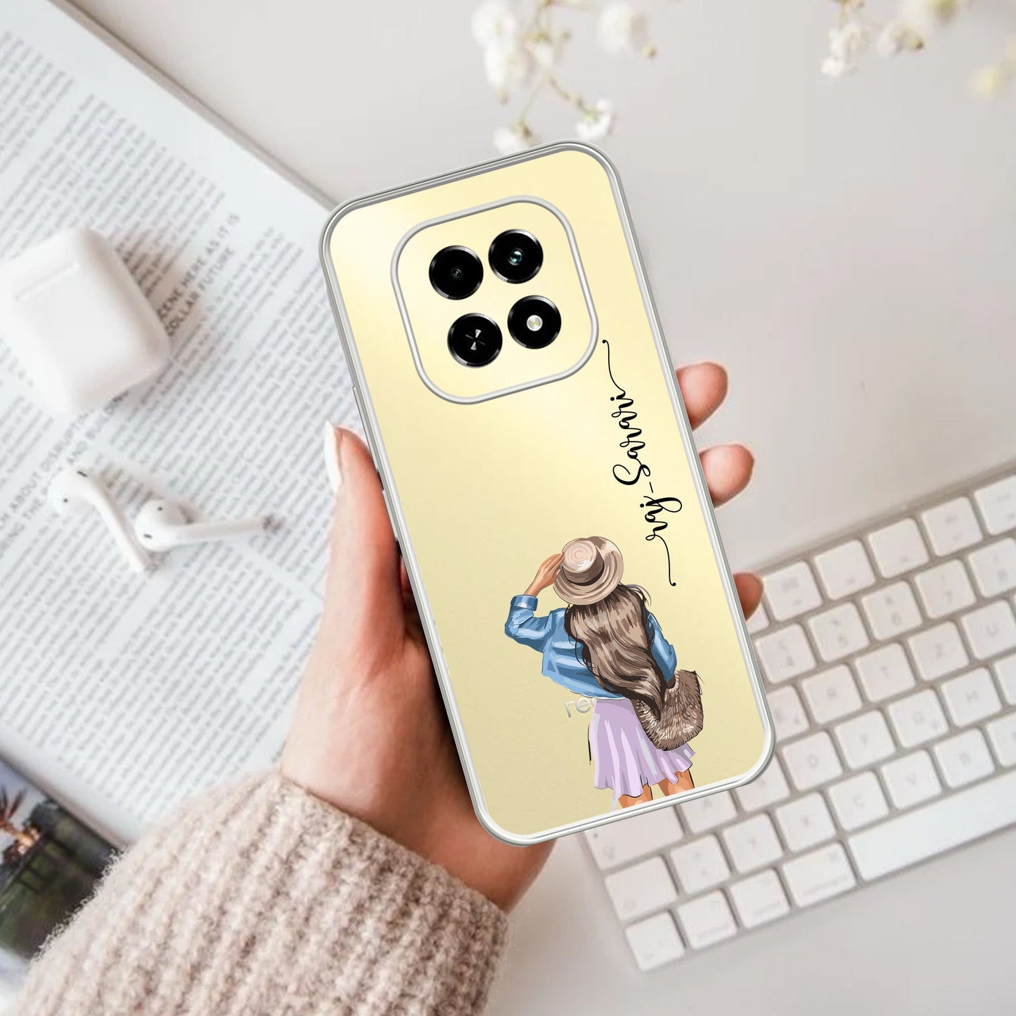 Customize Photo Transparent Silicon Case For Oppo