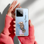 Girl With Hat Customize Transparent Silicon Case For Realme Narzo 70 5G