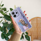 Girl With Hat Customize Transparent Silicon Case For Redmi Note 15 Pro Plus 5G