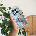 Girl With Flower Customize Anti Yellow Case For Redmi Note 14 Pro 5G
