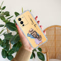 Girl With Hat Customize Anti Yellow Case For Vivo V25 Pro 5G