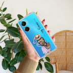 Girl With Hat Customize Transparent Silicon Case For Vivo V29E 5G