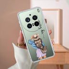 Girl With Hat Customize Anti Yellow Case For Vivo X200 Pro 5G