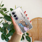 Girl With Hat Customize Transparent Silicon Case For Vivo Y300 5G