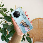 Girl With Hat Customize Transparent Silicon Case For Vivo Y39 5G