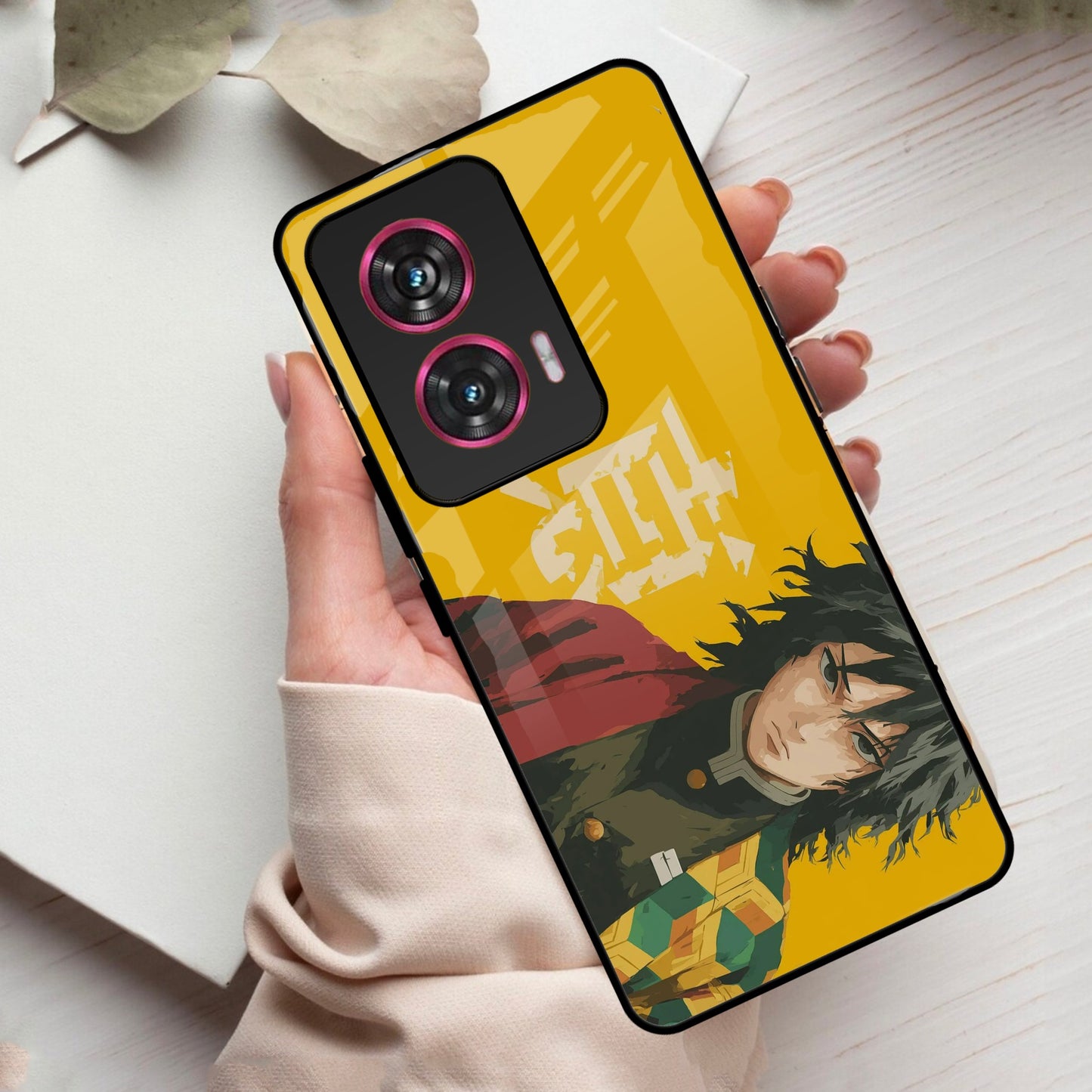 Giyu Chill Glass Case Cover For Motorola