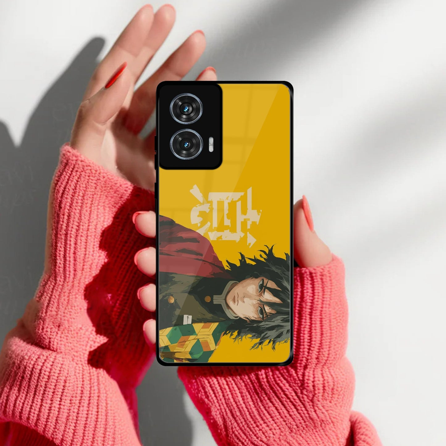 Giyu Chill Glass Case Cover For Motorola