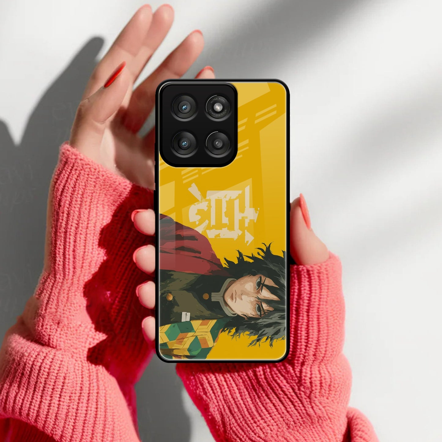 Giyu Chill Glass Case Cover For Motorola