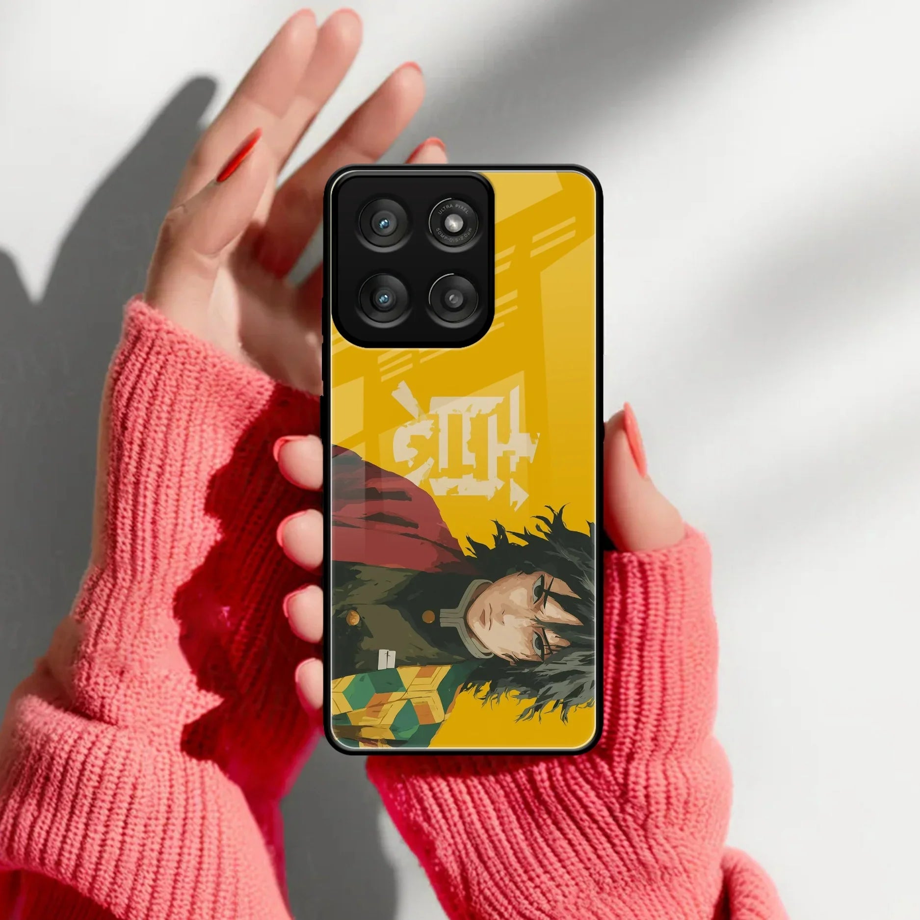 Giyu Chill Glass Case Cover For Motorola - ShopOnCliQ