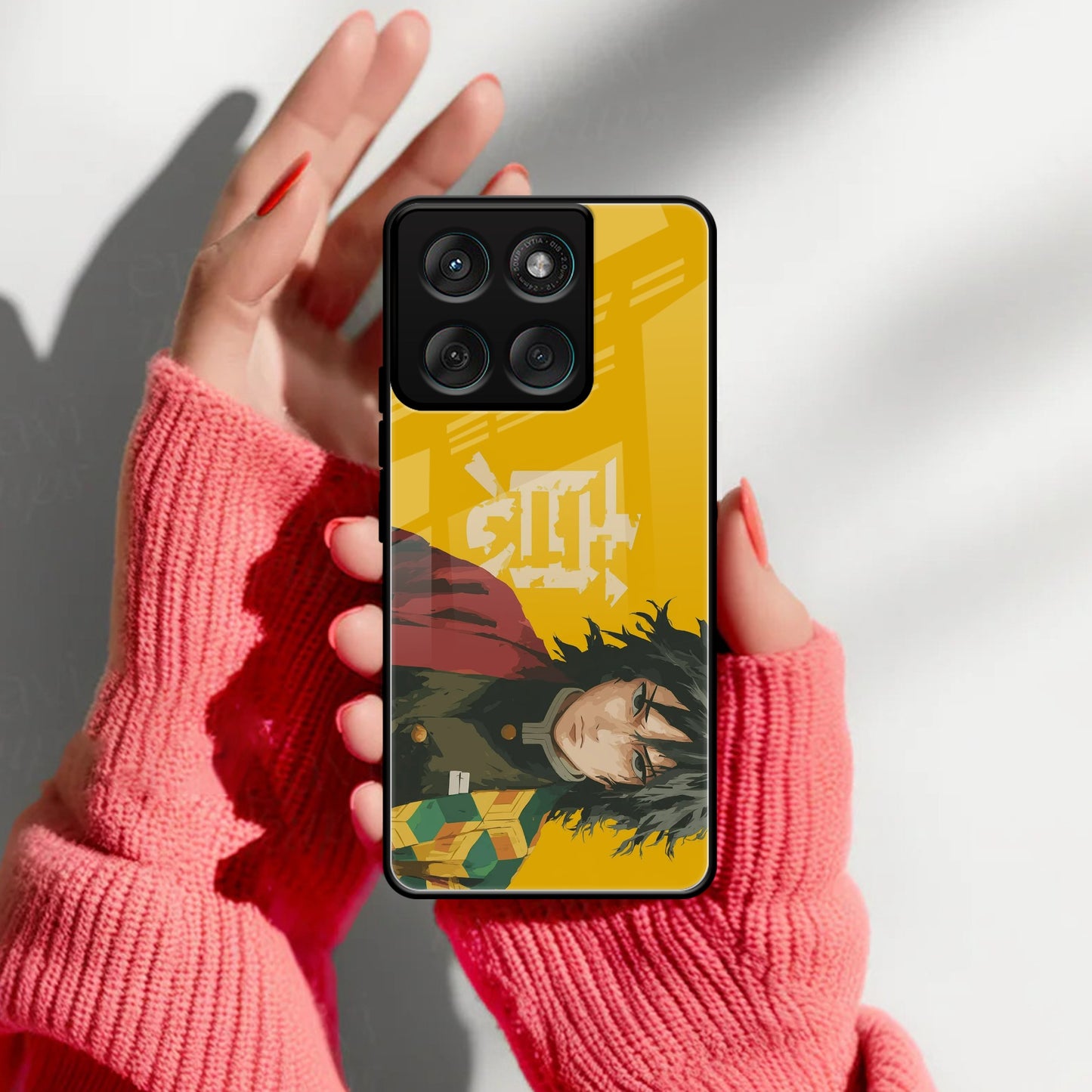 Giyu Chill Glass Case Cover For Motorola