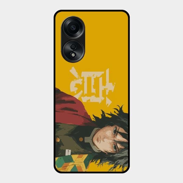 Giyu Chill Glass Case Cover For Oppo A58