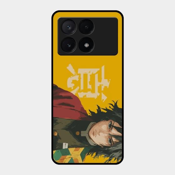 Giyu Chill Glass Case Cover For Poco X6 Pro 5G