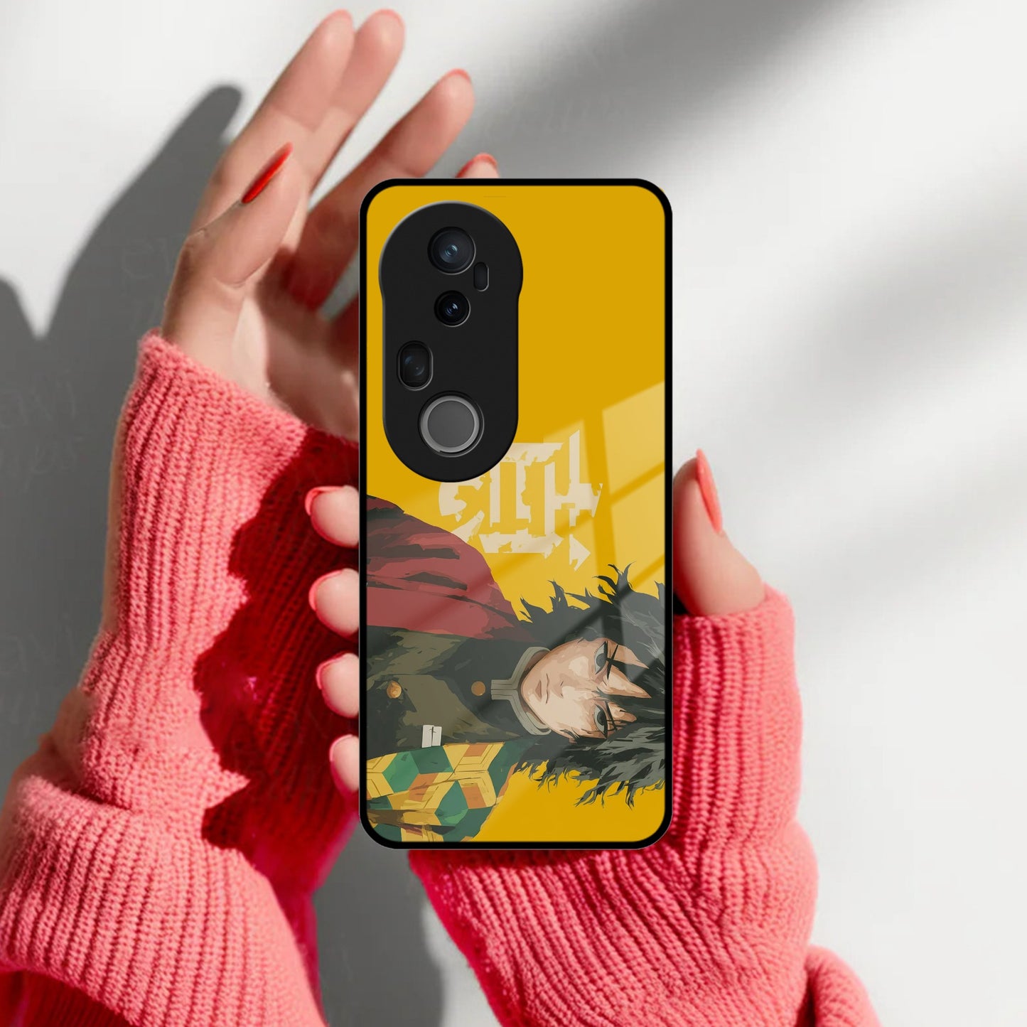 Giyu Chill Glass Case Cover For Vivo