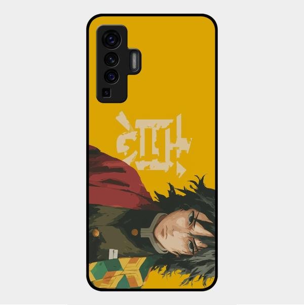 Giyu Chill Glass Case Cover For Vivo X50 5G