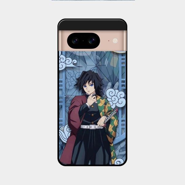 Giyu Tomioka Glass Case Cover For Google Pixel 8 5G