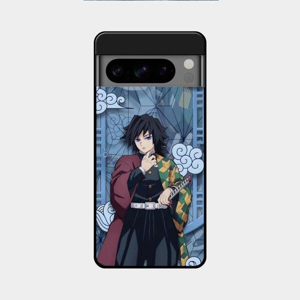 Giyu Tomioka Glass Case Cover For Google Pixel 8 Pro 5G
