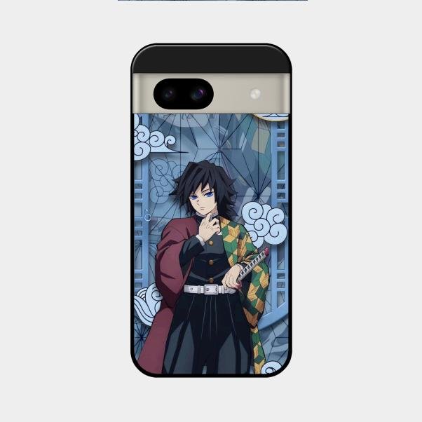 Giyu Tomioka Glass Case Cover For Google Pixel 8A 5G
