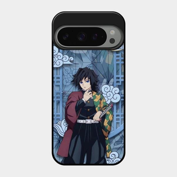 Giyu Tomioka Glass Case Cover For Google Pixel 9 Pro 5G