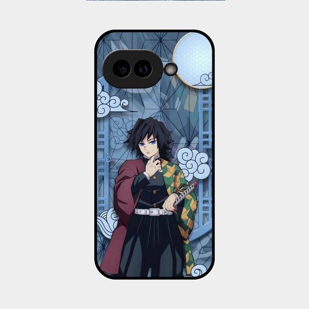 Giyu Tomioka Glass Case Cover For Google Pixel 9A 5G