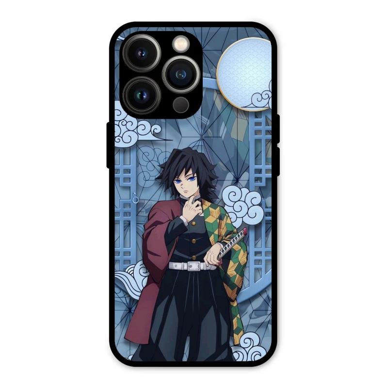 Giyu Tomioka Glass Case Cover For iPhone 13 Pro