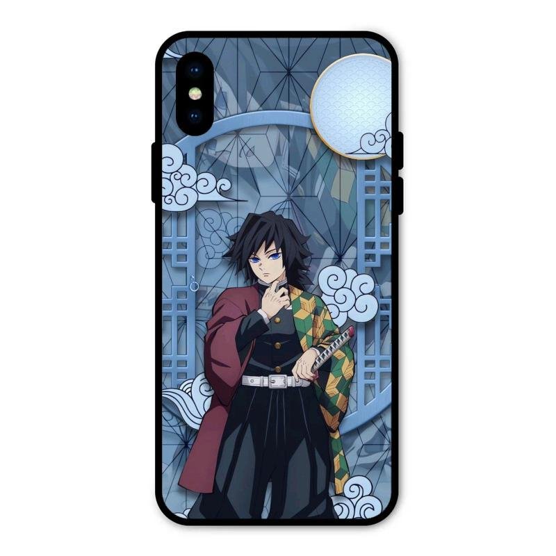 Giyu Tomioka Glass Case Cover For iPhone XS