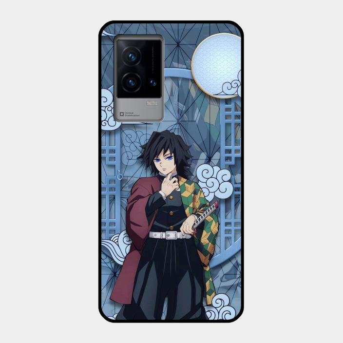 Giyu Tomioka Glass Case Cover For Iqoo 9 5G