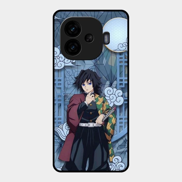 Giyu Tomioka Glass Case Cover For Iqoo Neo 10R 5G